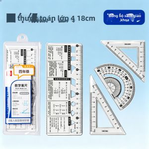 deli | Bộ Dụng Cụ Vẽ Cho Học Sinh Thi 18cm