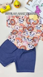 Setelan Kemeja Anak TOTORO 1-4 Tahun / Baju Anak Berkualitas