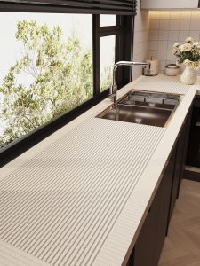 YINSHANG | Waterproof Oil-Resistant Heat-Resistant Leather Kitchen Mat