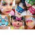 12 Warna face painting body painting make up cat wajah. bahan bagus. 
