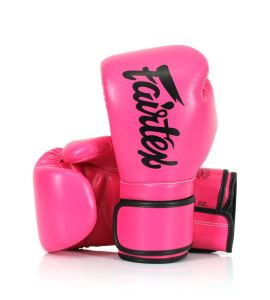 Fairtex BGV14 Microfiber Muay Thai Boxing Gloves - Pink