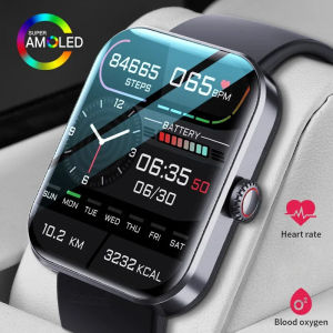 2024 New Smart Watch G21 1.9inch 50+ Sport Smartwatch Men Women 24 Hour Heart Rate Fitness Tracker Call Message Reminder Watch For Xiaomi Huawei ios Android
