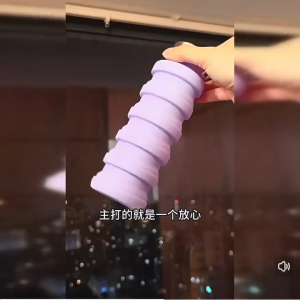 500ml Silicone Folding Water Cup Travel Retractable Kettle Outdoor Sports Drinking Water Bottle