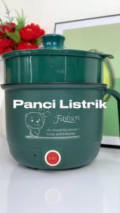 Panci Listrik Serbaguna & Panci Kukus Elektrik Multi Fungsi 1.5L