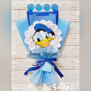 BUKET BUNGA KARAKTER/BUKET WISUDA/BUKET BUNGA UNIK/HADIAH ULTAH DLL