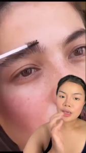 Bayfree Eyebrow Gel with Brush Brow Tinted Dye Waterproof & Long-lasting Brow MakeupNatural Three-dimensional Fiber Eyebrow Dye Long-lasting and Natural