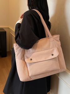 Casual Lightweight Large Capacity Tote Bag Womens Travel Bag Handbag Commuter Shoulder Bag Elementary School Single Shoulder Bag
