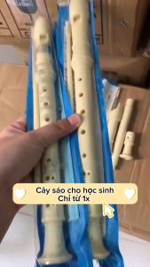 Sáo Trắng Yamaha YRS-24B/ID Chính Hãng cho học sinh học tập tặng kèm túi