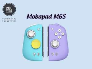 Tay cầm Mobapad M6S Joycon trang bị phím cơ Hall Effect Gyro Macro HD Rumble