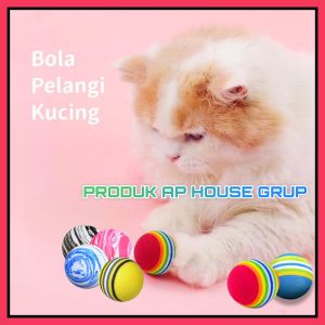BOLA PELANGI KUCING || PET RAINBOW BALL