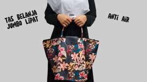 Tas Lipat Motif Jumbo Tas Belanja Wanita Traveling Waterproof Shopping Bag Cewek Souvenir Pernikahan