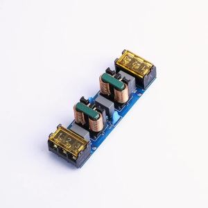 GAQQEE | 6A/25A Power Supply Filter Board EMI High Frequency Two-Stage Power Supply Low Pass Filter Module Power Management EMI Filter
