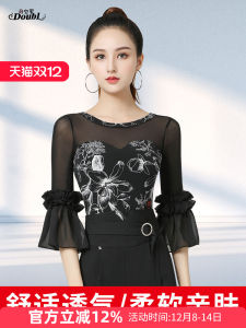 Modern Dance Top for Women High-end Tango Dancewear Square Dancing Clothing Middle-aged And Elderly National Standard Dance