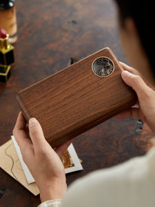 NALANDUOHAO | Walnut Wooden Jewelry Box Portable