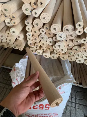 Chân bàn gỗ tiện tròn nhiều kích thước (đvt 1 cái )