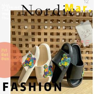 Wulove รองเท้าแฟชั่นมาใหม่ รองเท้าแตะแฟชั่นลายน้องหมี คุณภาพแน่นๆ ราคาหลักสิบ