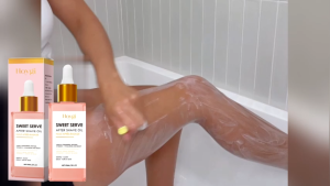 【Ready Stock】Hoygi Sweet Serve After Shave Oil 90ml – Soothing Body Oil for Post-Hair Removal Hydrating Skin Care with Strawberry & Vanilla Non-Greasy Daily Moisturizer