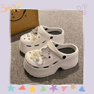 LKShoes ใหม่พร้อมส่ง รองเท้าแตะแฟชั่นแบบสวมหัวโต พื้นหนา น้ำหนักเบา ใส่สบาย เลือกได้ 5 สี ได้พร้อมเซ็ทตัวติด รุ่นนี้บอกเลยว่าไม่ควรพลาด