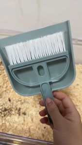 【READY-STOCK】Hamster Bedding Cleaning Tool Dustpan Mini Small Broom Cage Desktop Cleaning Mini Broom Dustpan Set 小扫把套装