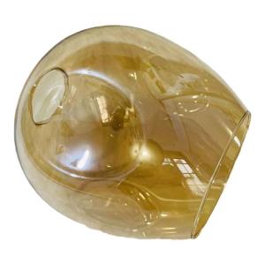 Creative Lighting Accessories Molecular Bean Glass Lampshade Transparent Amber Cognac Color Chandelier E27 Screw Mouth