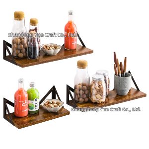 Industrial Retro Wall Mounted Pipe Shelf