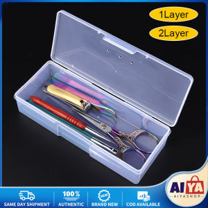 ★Same Day Shipping★ Nail Storage Box Tool Empty Manicure Organizer Nail Art Storage Case Containers for Nail Buffer File Brush Rhinestone Glitter Nail-Art-Box