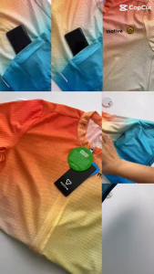 [Nam] Áo Đạp Xe Nam Motive Men Cycling Jersey - Vàng Ombre