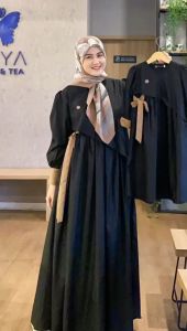 GAMIS COUPLE IBU DAN ANAK: GAUN SERUT PINGGANG & HARGA TERPISAH