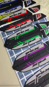 ปี 2025 PCX160 แผ่นยางวางเท้า แผ่นรองเหยียบ แผ่นรองพักเท้า หลากสี สวยงาม กันลื่น(xx108)