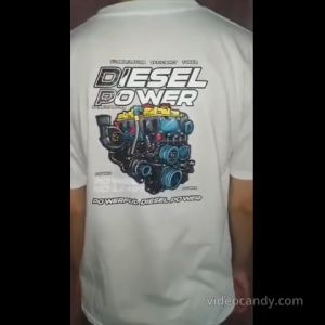KAOS MOTOR DEWASA OTOMOTIF RIDER DRIVER BIKER LENGAN PENDEK 24s DEPAN BELAKANG GAMBAR MOTIF DIESEL POWER