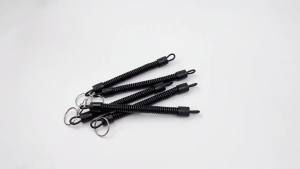 Retractable Spring Coil Spiral Stretch Chain Keychain Key Ring for Men Women Key Holder Keyring Gift