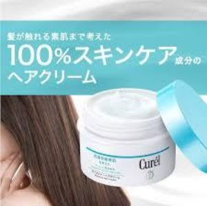 【Direct From Japan】Curel Moisture Hair Cream 70g | Dry Hair Sensitive Scalp Low pH Ceramide Anti-Itch Anti-Dandruff Leave-On Treatment