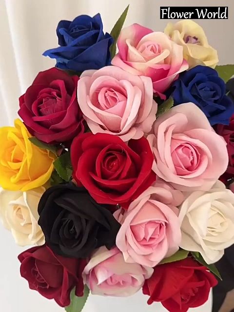 [FlowerWorld]Artificial Bunga Mawar 1 tangkai Bunga Palsu Plastik Buatan Imitasi Hias Dekor Buket Bouquet Rumah Pesta/Bunga Hias Plastik/Bunga Hias Plastik Murah Dan Import