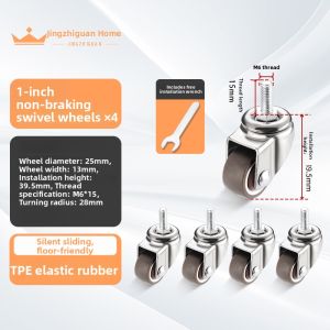 FANGXIANSHENG | Furniture Casters Mobility Small M6*15