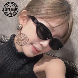 SALE GENTLE MOSHER !!! Kacamata Fashion Korea ROCOCO  / Sunglasses Hitam UV 400 GW-0056 + BOX + HARD CASE