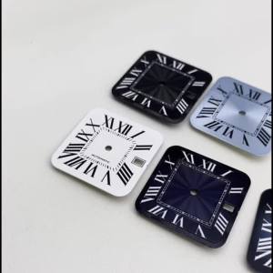 New high-quality 27mm square Roman dial watch equipped with NH35/NH36/NH34 movement watch accessories and maintenance tools