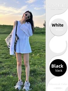 YUEZHONGWEI | Off-Shoulder Cool Sun Protective Lightweight Design T-Shirt