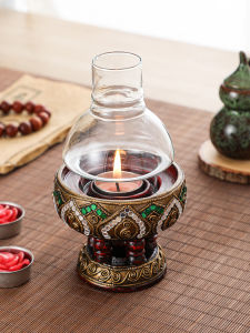 YILI | Rustic Outdoor Weather Resistant Candlestick Holder
