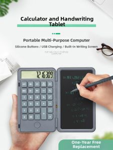 DAFENQIMENG | Portable Scientific Calculator and Writing Pad All-in-One 2-in-1 Multifunctional Smart Office Tool