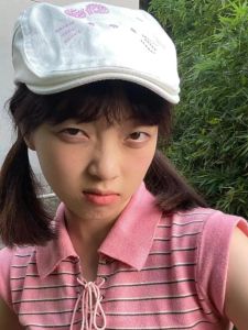 Kawaii Cat Girl Beret Hat Cotton Casual Style Spring Summer Autumn Fashion Accessory Face Slimming Diamond Detail Y2K Newsboy Cap