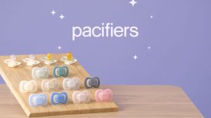 B.box Soothies Silicone Pacifier 2-pack: A Comfortable Toddler Soother & Travel Pacifier for Infants