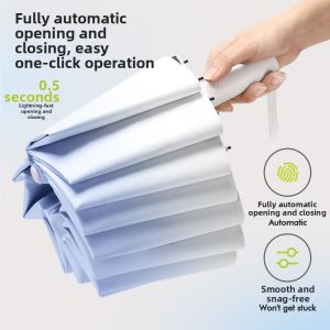 Ben.C | Windproof Sun UV Protection Auto Open Close Umbrella