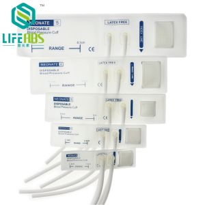 5 Size of Arm Blood Pressure Cuffs Neonate Disposable Nibp Cuff Single Tube Tpu Cuffs for Neonatal Monitor