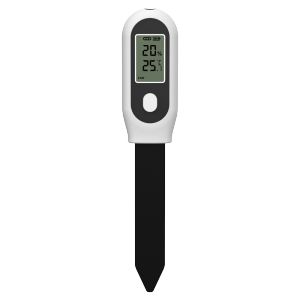 3 in 1 Tuya Zigbee Soil Moisture Sensor Measures Humidity Temperature Sunlight with LCD Display App Control for Plants Potted Plants and Gardens