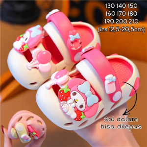 SANDAL ANAK PEREMPUAN FLIP FLOP KARET EVA MY MELODY