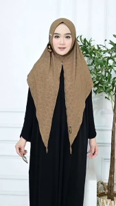 hijab segitiga instan gesper//hijab instan free gesper//hijab segitiga katbol Jersey premium