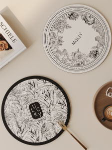 Accessible Luxury Fancy Tablecloth round Table Mat Insulation Waterproof and Oil-Proof Placemat Disposable Anti-Scald Table Top Minimalist Coffee Table Cloth