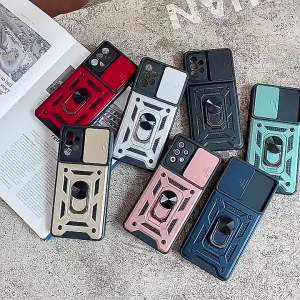 Shockproof Case For Samsung S23 S22 S24 S25 Ultra Plus Heavy Duty with Camera Cover 360 Degree Rotate Kickstand Holder Cover