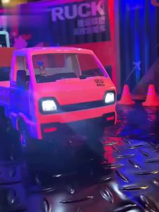 CONUSEA | 1:16 RC Cargo Truck 2.4G Remote Control Van Transport Car Electric Delivery Vehicle Model with Light Boy Girl Birthday Gifts