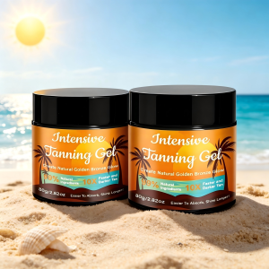 YUITIKUE 10X Intensive Sunless Tanning Gel Natural Formula Fast Dark Tan to Build Long Lasting Golden Bronze Skin Tone